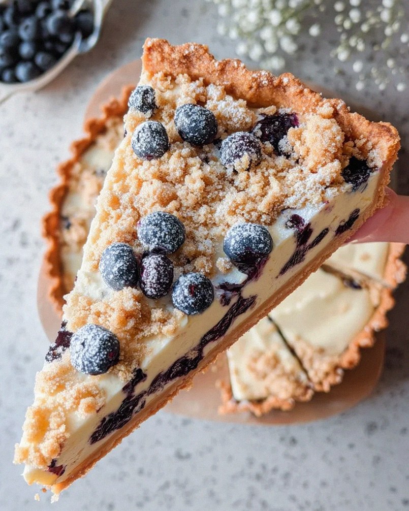 Blaubeer-Tarte mit Vanille-Schmand und Streuseln – Schritt 1