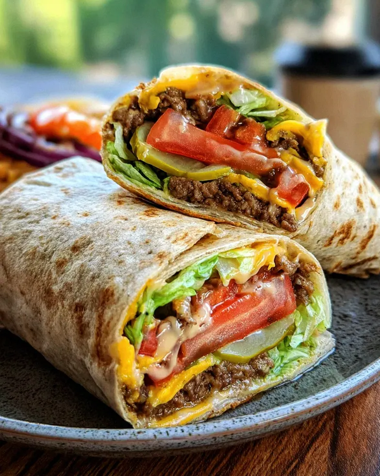 Cheeseburger-Wraps