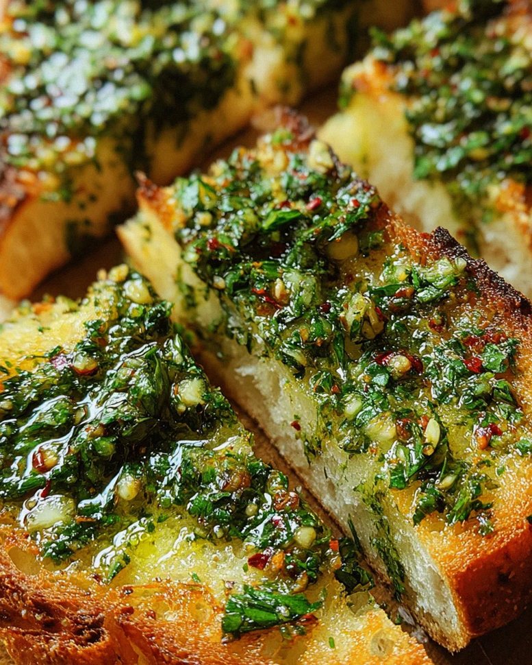 Chimichurri Knoblauchbrot
