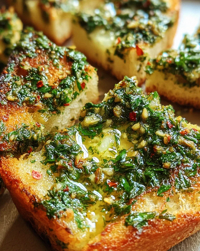 Chimichurri Knoblauchbrot – Schritt 2