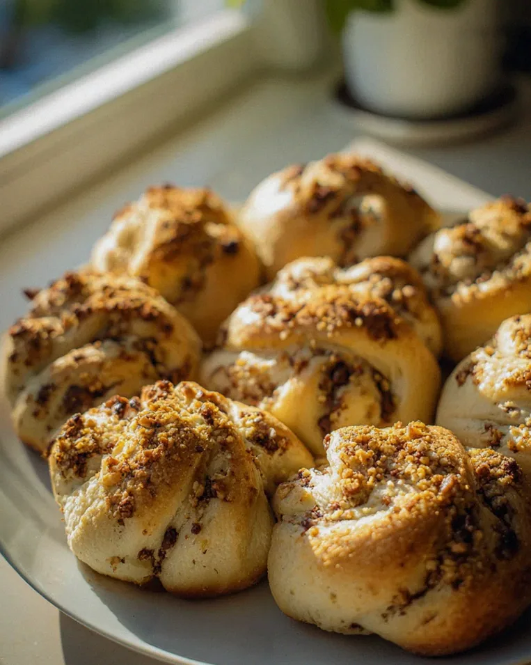 Chocolate Dreams: Yeast Buns with Crumble Topping – Schritt 2