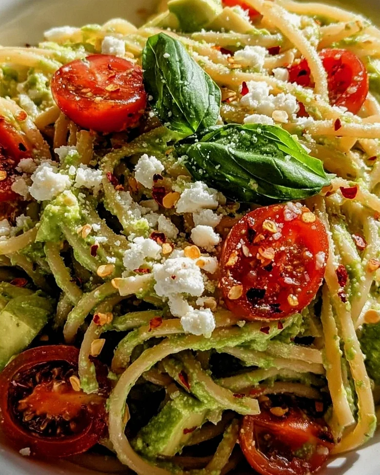 Cremige Avocado Pasta