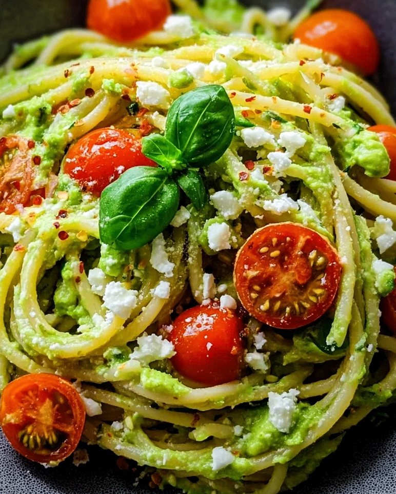 Cremige Avocado Pasta – Schritt 1