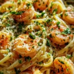 Cremige Garnelenpasta