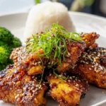 Crispy Caramel Sesame Chicken Delight