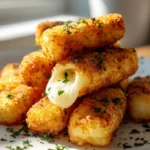 Crispy Mini Mozzarella Sticks from the Airfryer