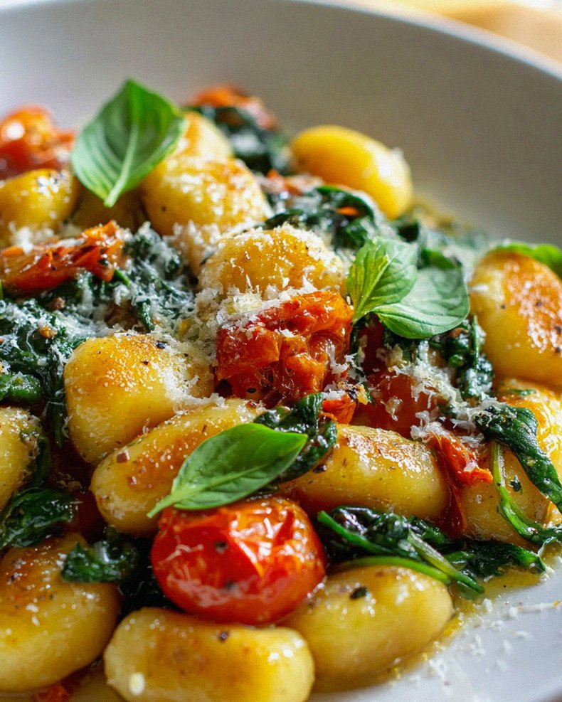 Delicious Gnocchi Skillet with Fresh Vegetables – Schritt 1