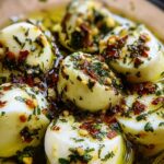 Eingelegter Mozzarella