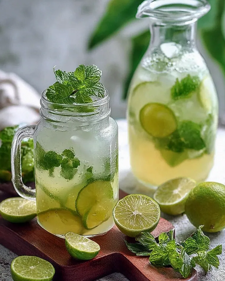 Erfrischende Limetten-Limonade mit Minze – Schritt 1
