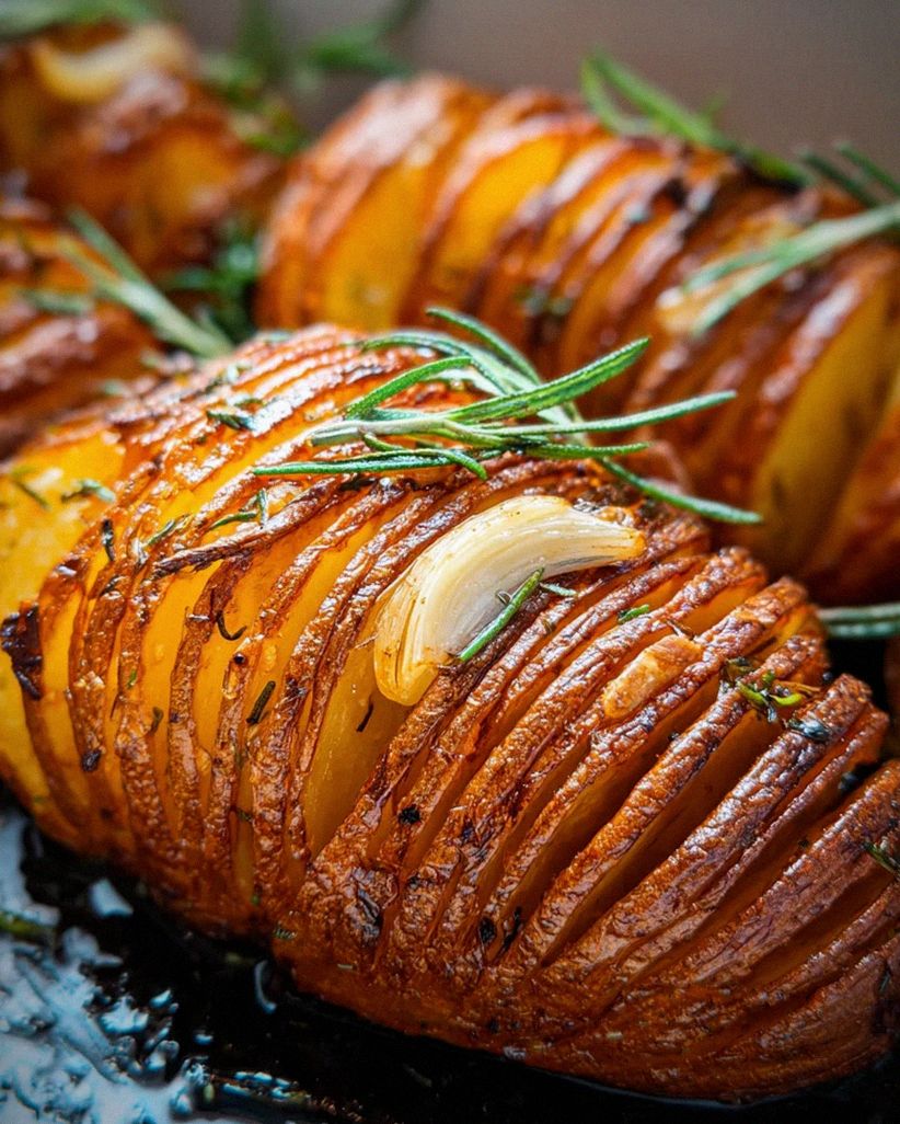 Fächerkartoffeln / Hasselback-Kartoffeln – Schritt 1
