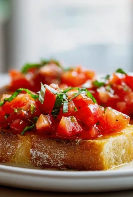 Frische Tomaten Bruschetta