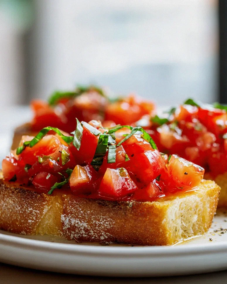 Frische Tomaten Bruschetta – Schritt 1