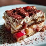 Fruchtiger Apfel Tiramisu ohne Ei