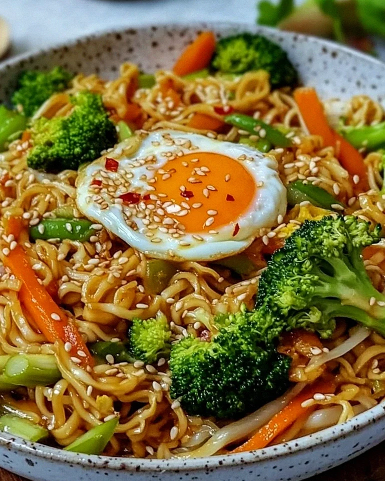 Gebratene Nudeln mit Gemüse und Ei - asiatisch – Schritt 1