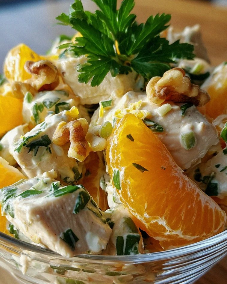 Geflügelsalat mit Mandarinen – Schritt 2