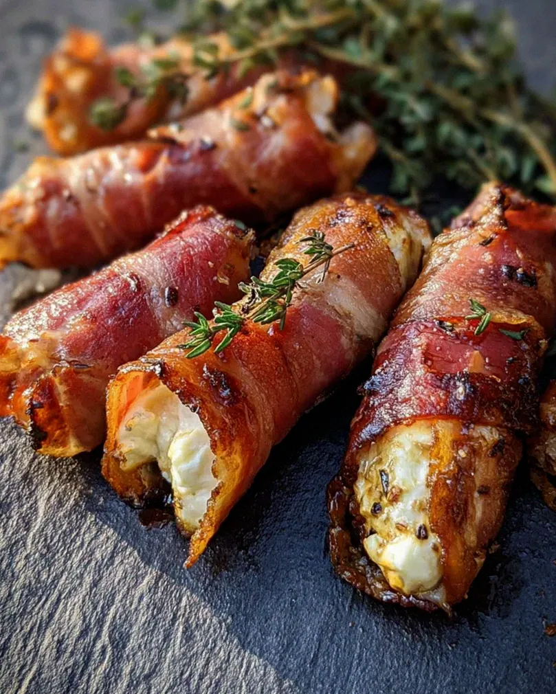 Gegrillte Feta-Schinkenröllchen – Schritt 1