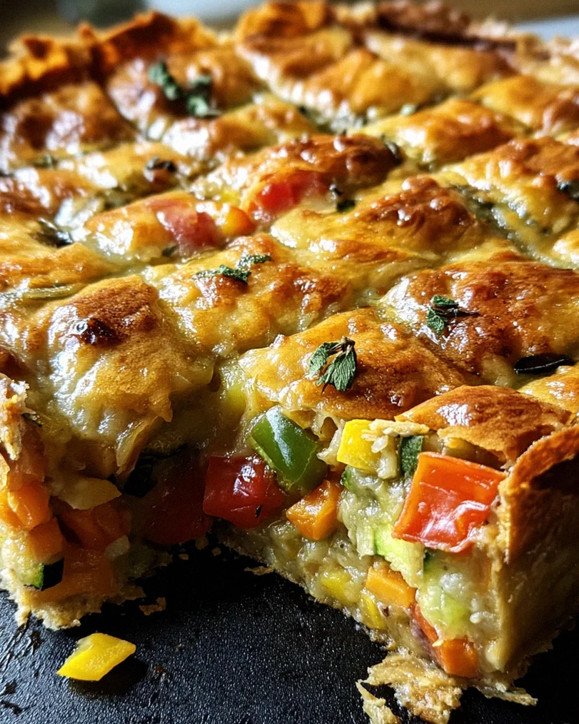Gemüsekuchen vom Blech – Schritt 1