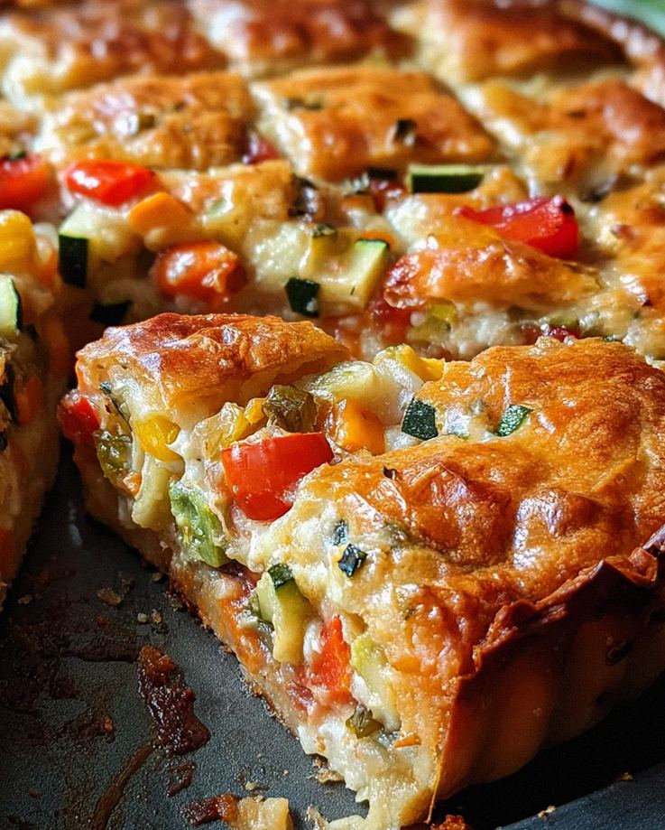 Gemüsekuchen vom Blech – Schritt 2