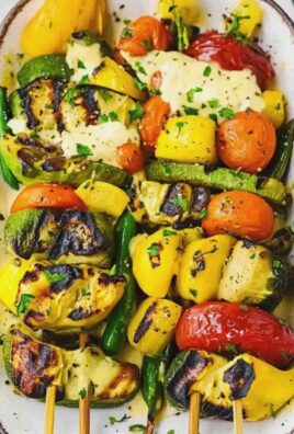 Gemüsespieße: lecker gegrillt mit frischen Zutaten