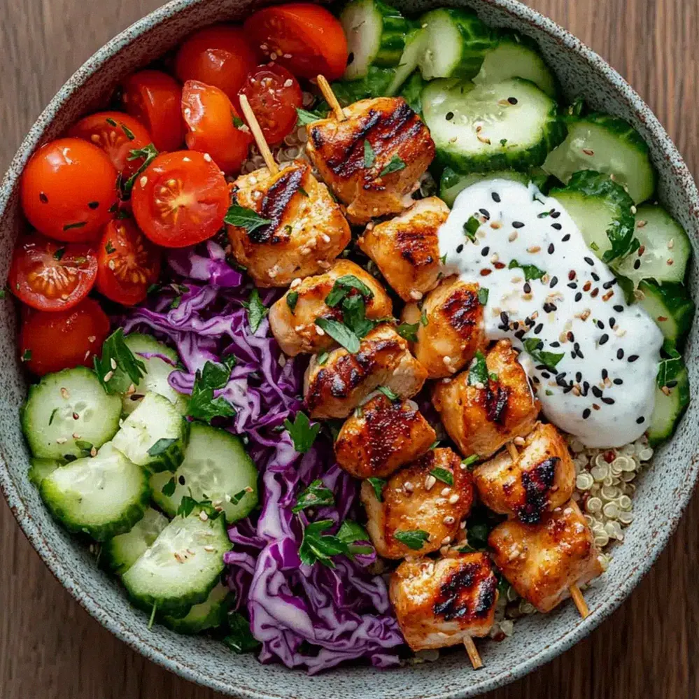 Gesunde Kebab Bowl – Schritt 1