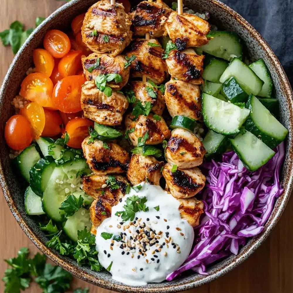 Gesunde Kebab Bowl – Schritt 2