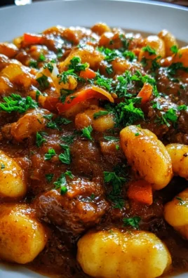 Gnocchi-Gulasch