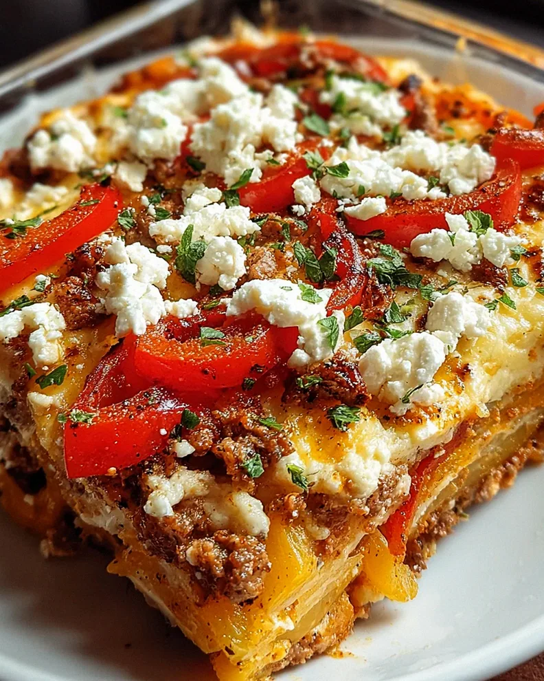 Gyrosauflauf mit Schafskäse – Schritt 2