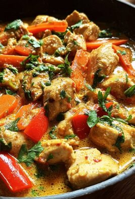 Hähnchen-Pfanne mit Kokosmilch