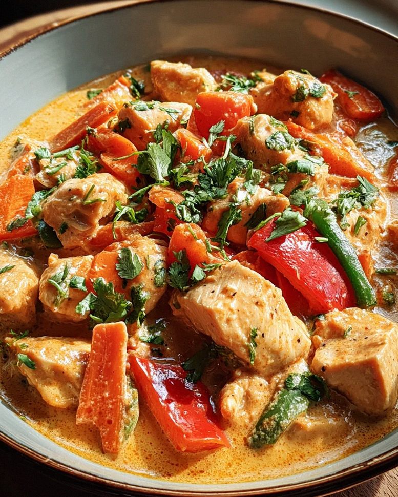 Hähnchen-Pfanne mit Kokosmilch – Schritt 2
