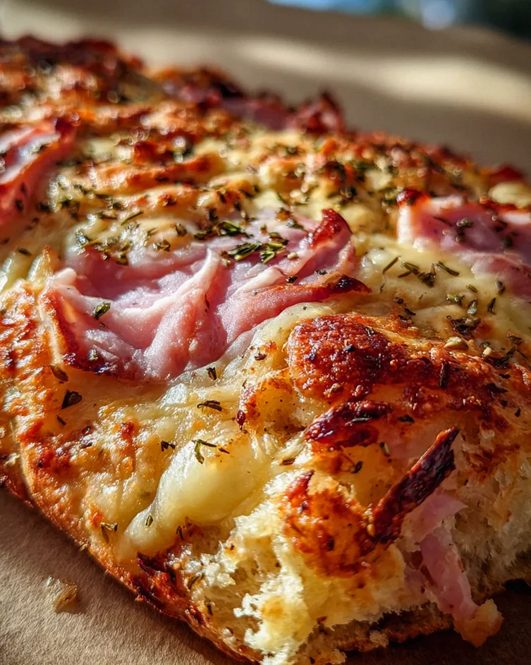 Handbrot mit Putenschinken und Käse – Schritt 1