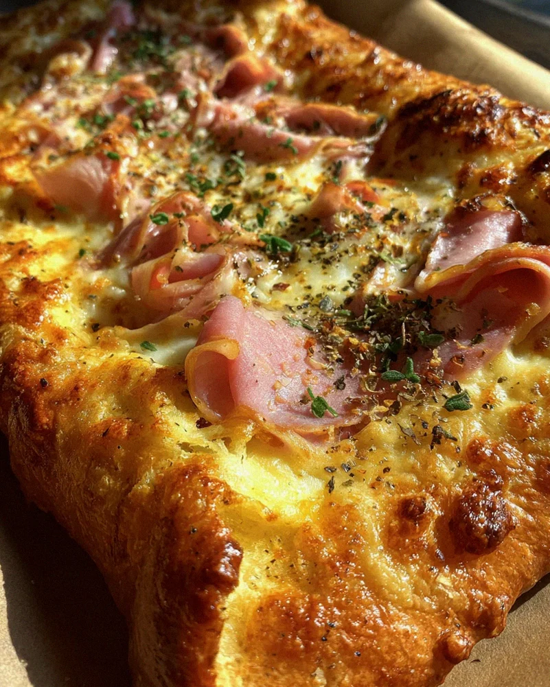 Handbrot mit Putenschinken und Käse – Schritt 2