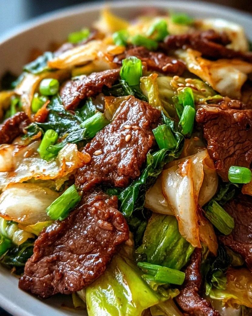 Herzhafter Rindfleisch- und Kohl-Wok für jeden Tag – Schritt 1