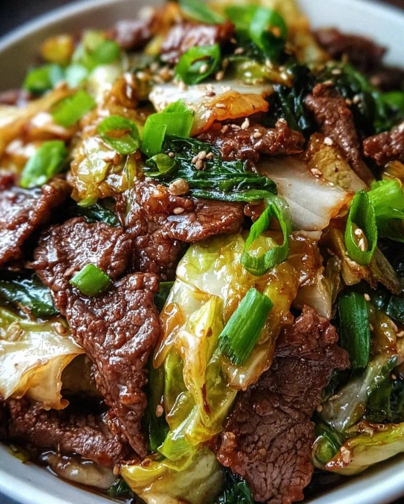 Herzhafter Rindfleisch- und Kohl-Wok für jeden Tag – Schritt 2