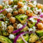 Kichererbsen-Feta-Avocado-Salat