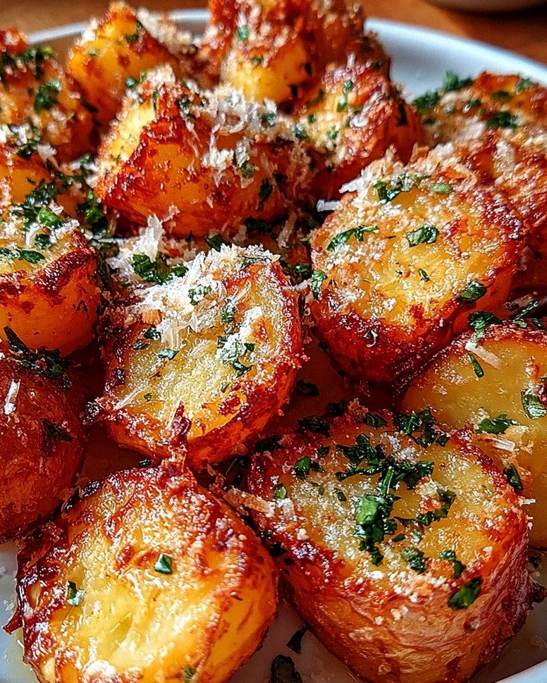 Knusprige Parmesan Röstkartoffeln – Schritt 1