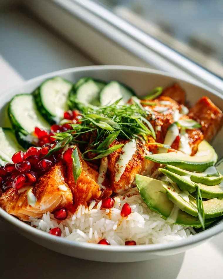 Lachs Bowl mit Reis: Schnell, Gesund & Super Lecker!