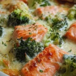 Lachs-Brokkoli-Gratin