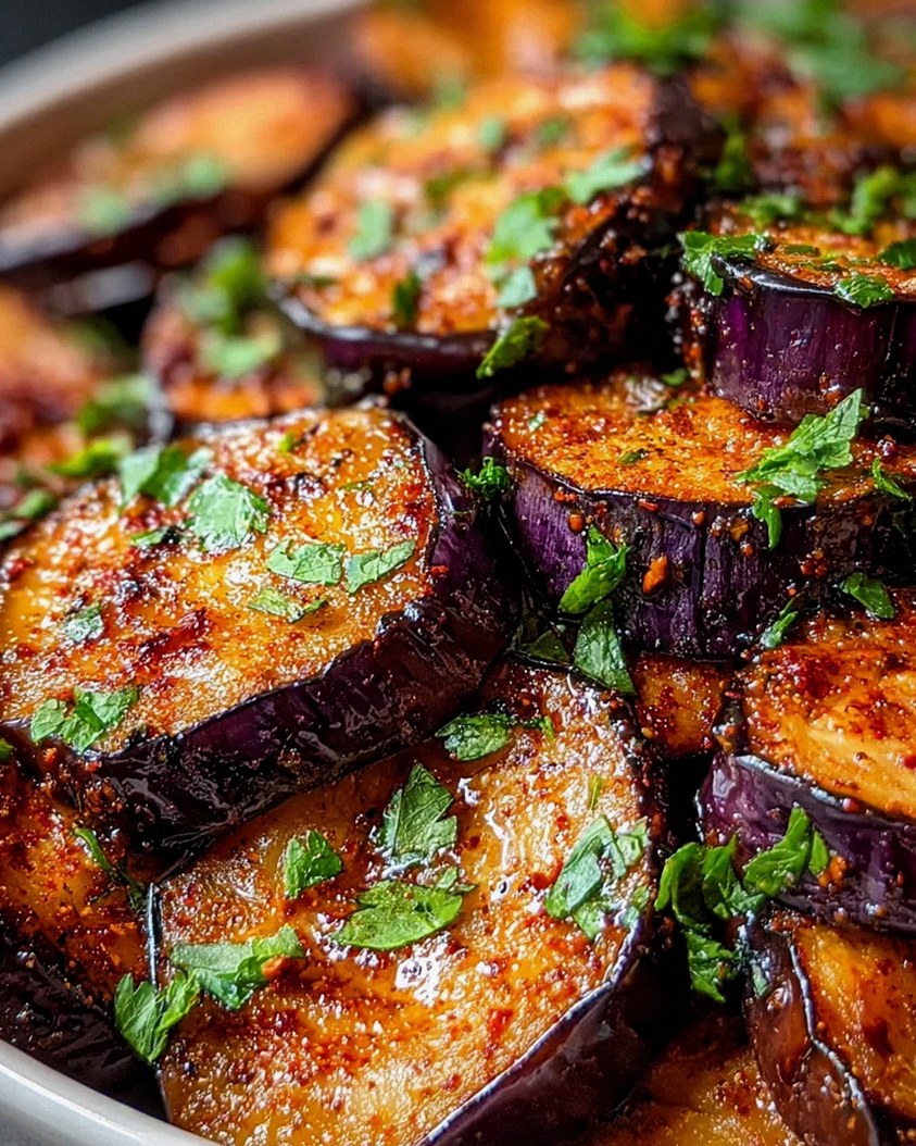 Low-Calorie Air Fryer Aubergine – Schritt 1