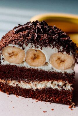 Maulwurfkuchen mit Banane