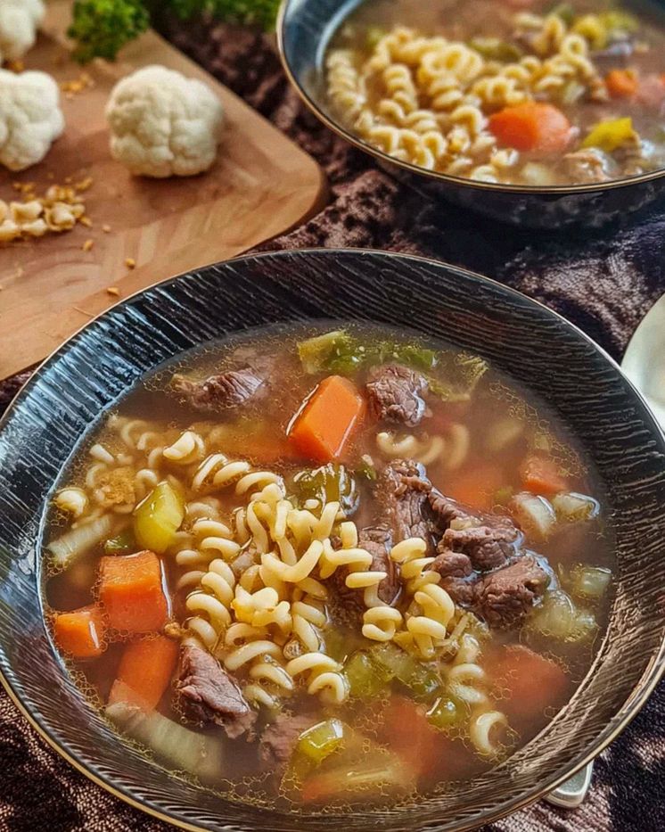 Nudelsuppe mit Rindfleisch – Schritt 1