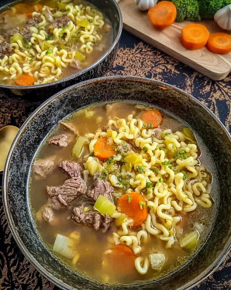 Nudelsuppe mit Rindfleisch – Schritt 2