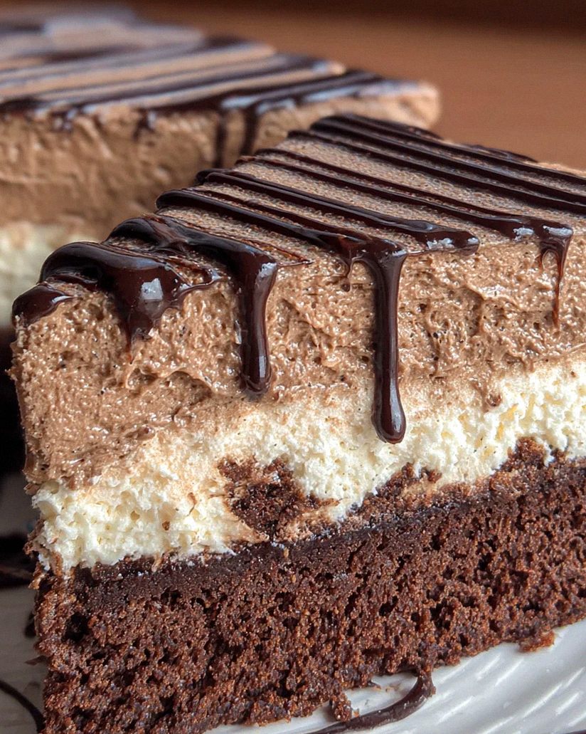 Nuss-Nougat-Torte mit Schokoboden