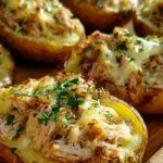 Ofenkartoffeln mit Thunfisch und Käse