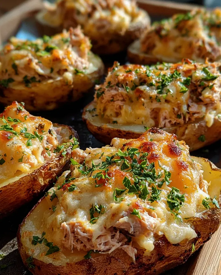 Ofenkartoffeln mit Thunfisch und Käse – Schritt 1