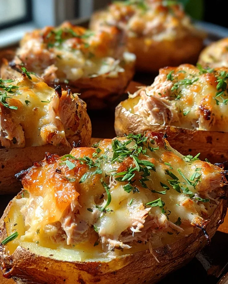 Ofenkartoffeln mit Thunfisch und Käse – Schritt 2