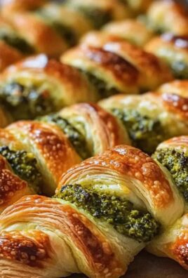 Pesto-Drehungen mit Mozzarella einfach selber machen