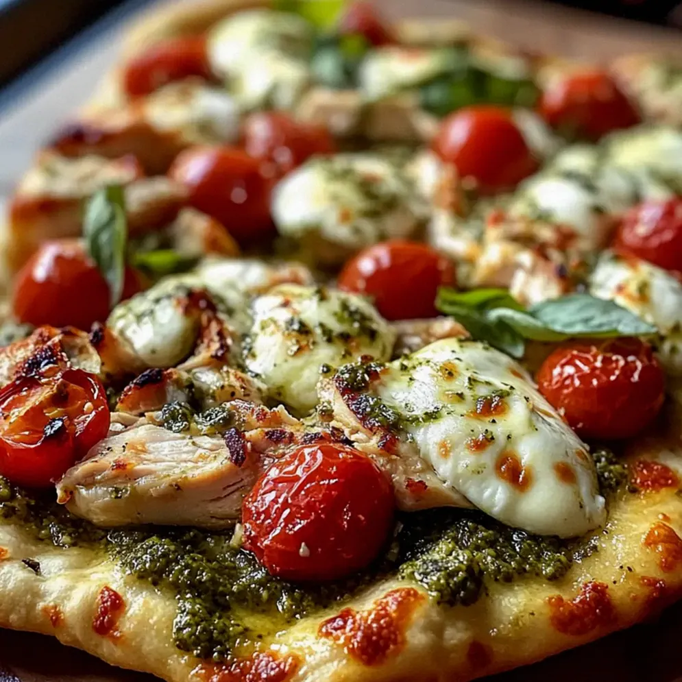 Pesto-Hähnchen-Fladenbrot in unter 25 Minuten – Schritt 2
