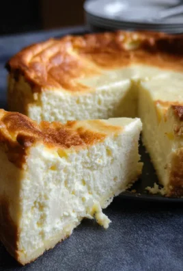 Rezept für cremigen Käsekuchen ohne Boden
