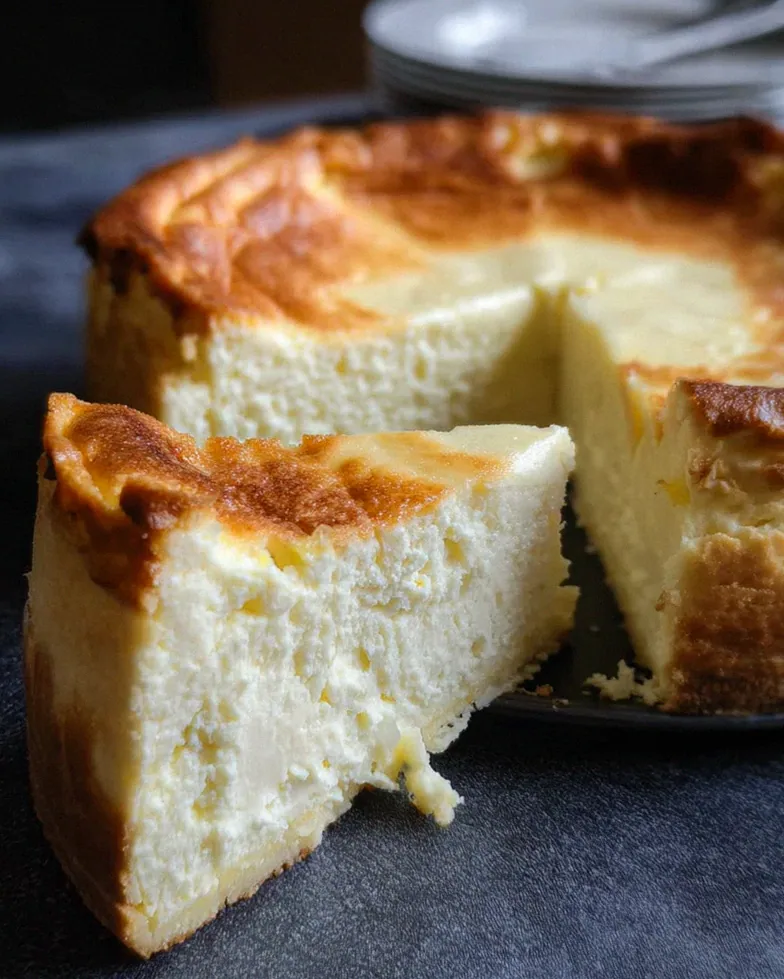 Rezept für cremigen Käsekuchen ohne Boden