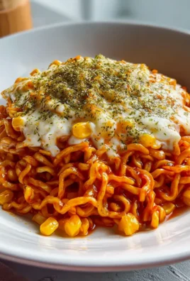 Rezept: Scharfe Nudeln mit Koreanischem Corn Cheese – Jetzt kochen!